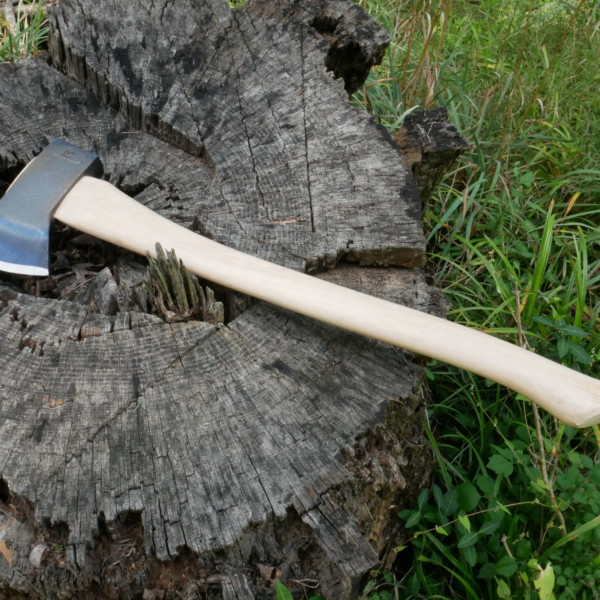 2 lbs Hudson Bay Camp Axe; 24 in. Curved Wooden Handle Sport Utility