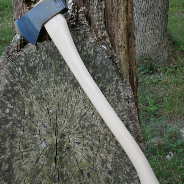 2 lbs Hudson Bay Camp Axe; 24 in. Curved Wooden Handle Sport Utility