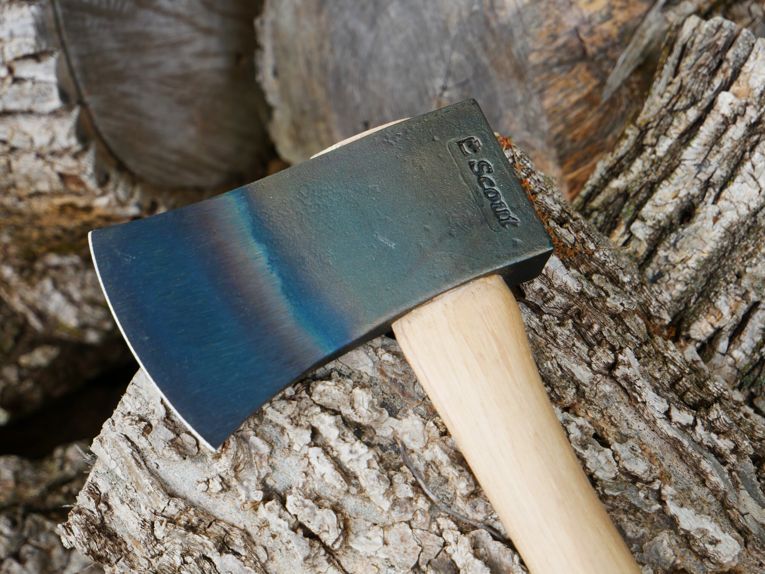 1.75lbs Scout Hatchet w/14" Curved Hickory Handle - Image 6